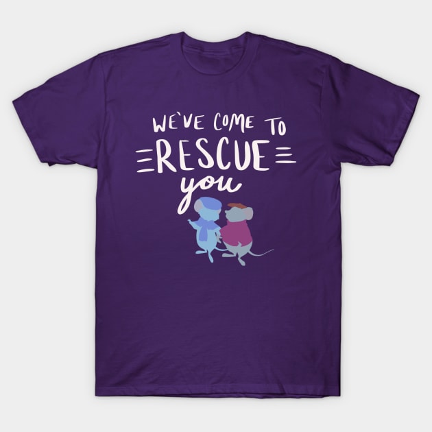 The Rescuers T-Shirt by Courtneychurmsdesigns